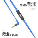 Boat BassHeads 225 Special Edition in-Ear Headphones with Mic (Blue)
